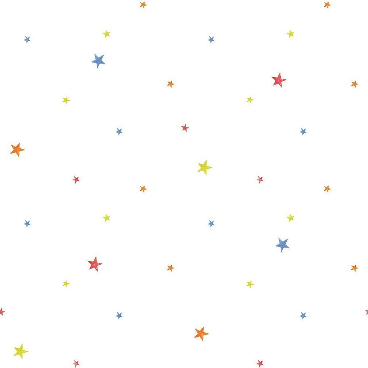 Stars Tiny Tots 2 Nursery Wallpaper - Multicolor