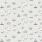 Transportation Nursery Wallpaper - Gray