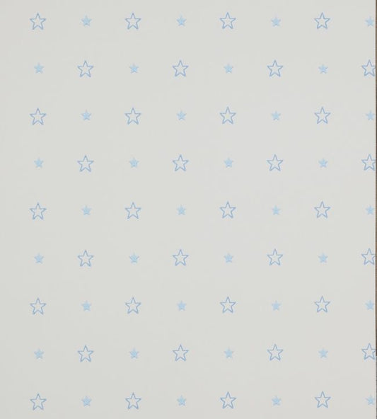 Superstar Nursery Wallpaper - Silver