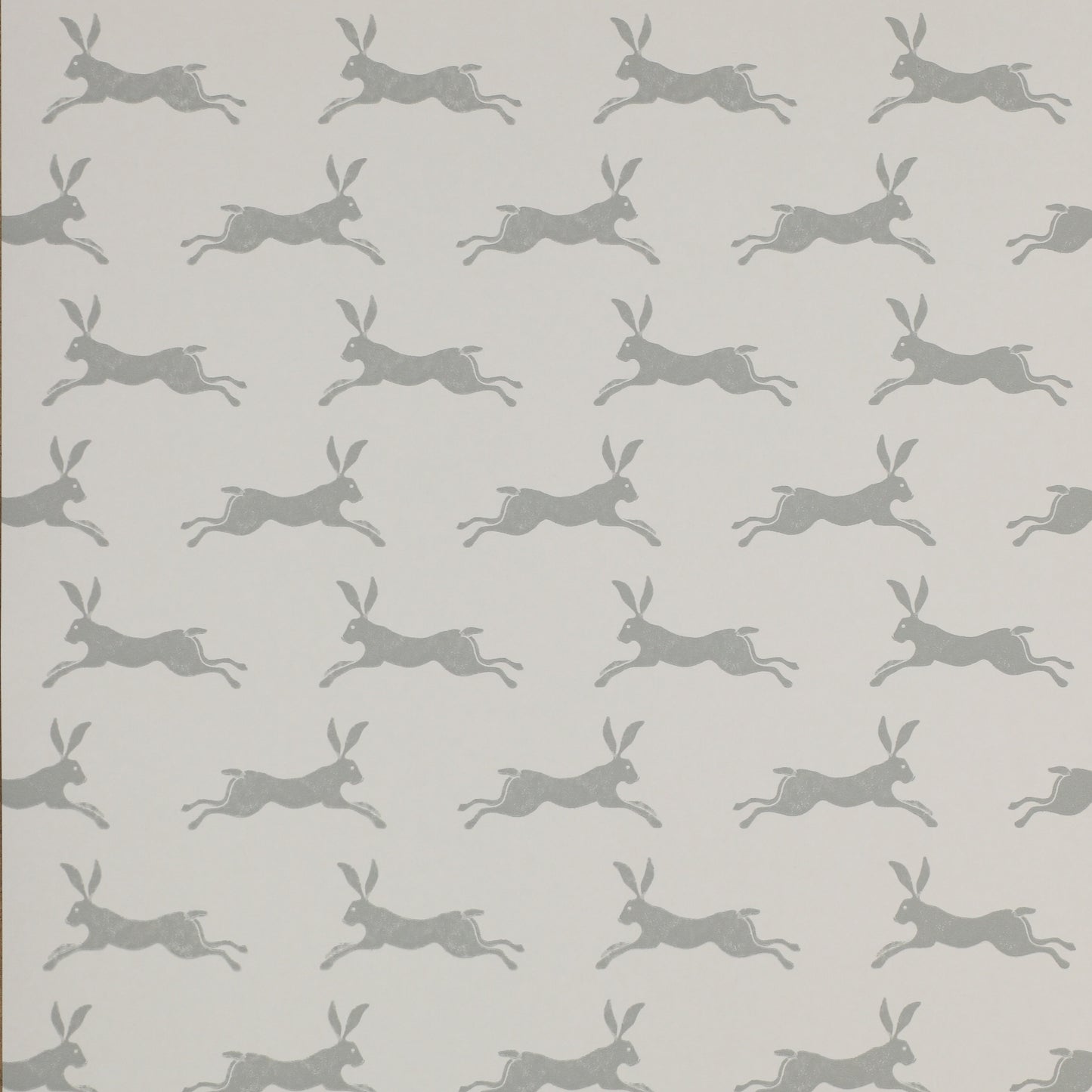 March Hare Nursery Wallpaper - Gray