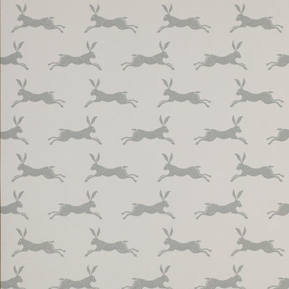 March Hare Nursery Wallpaper - Gray