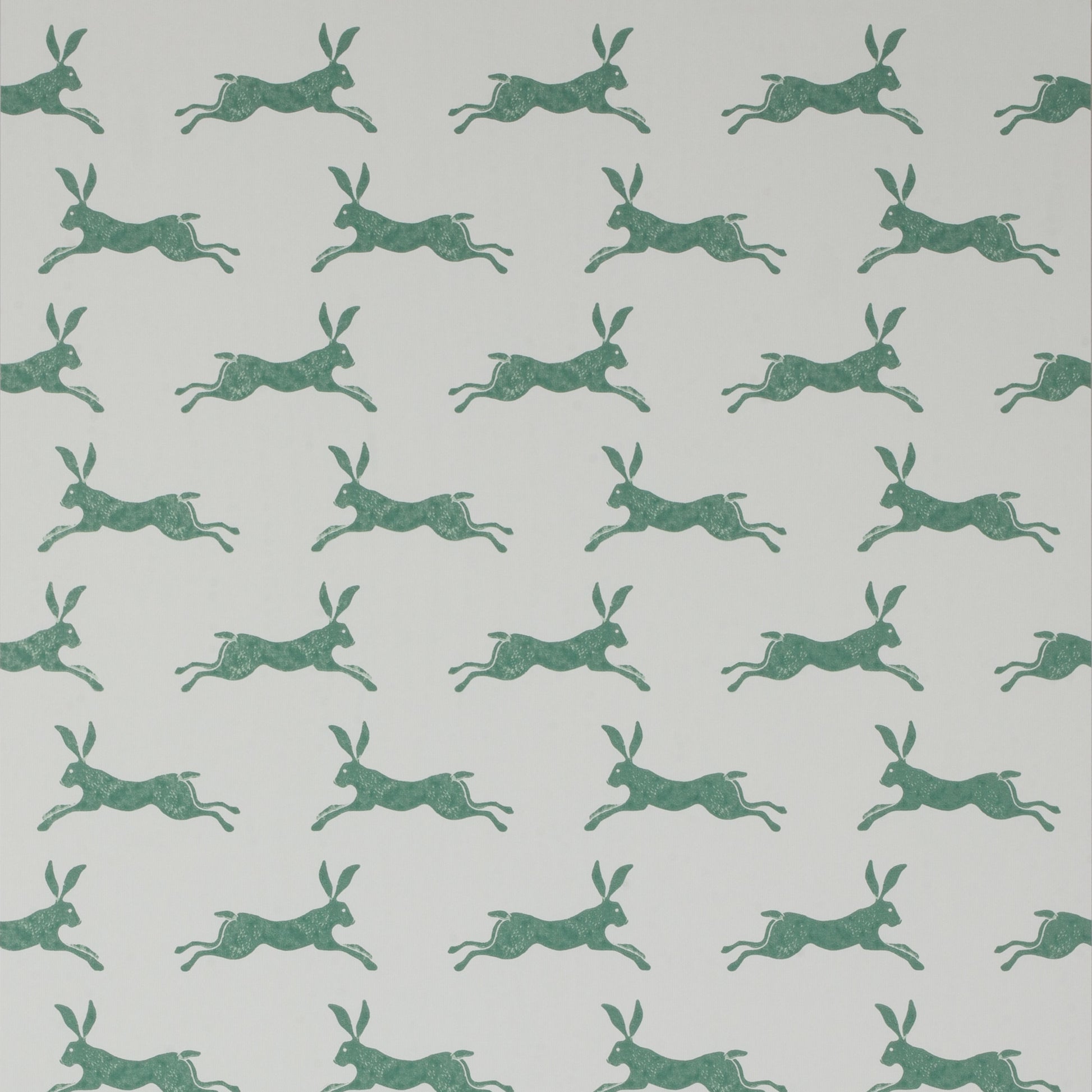 March Hare Nursery Wallpaper - Green