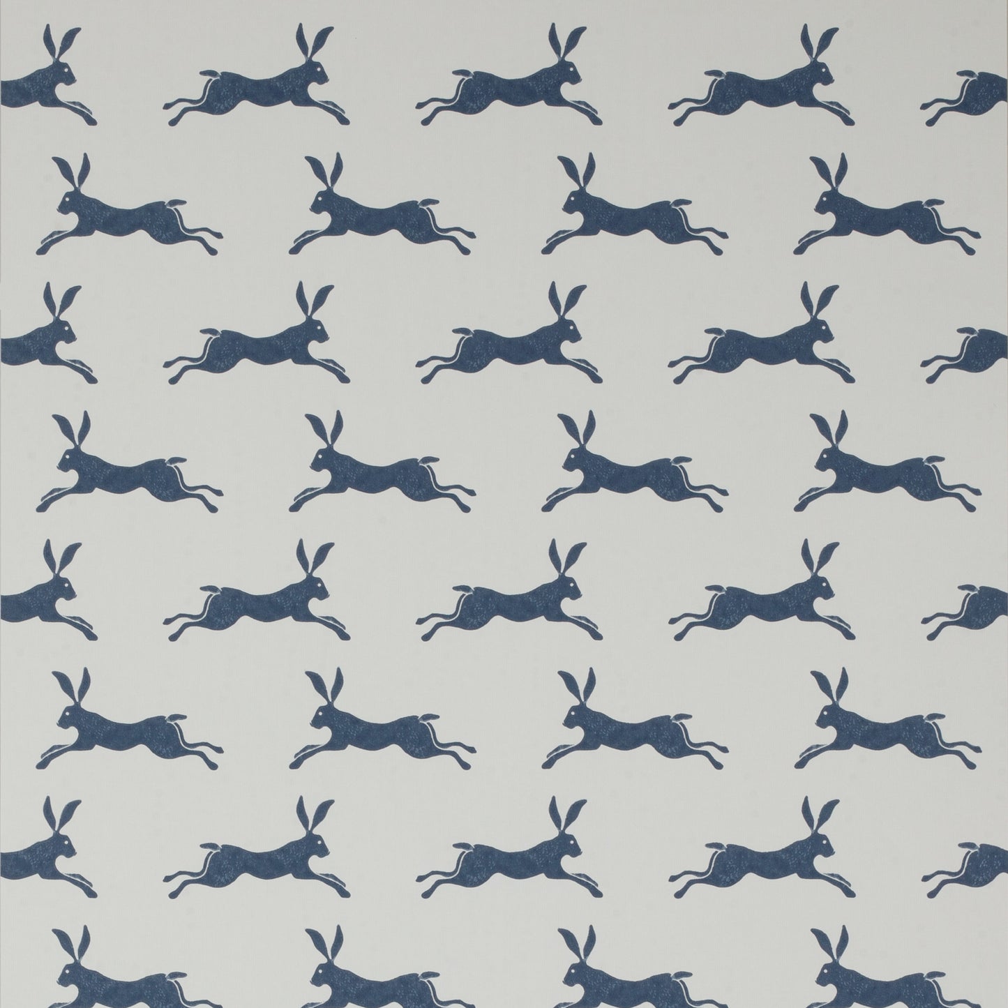March Hare Nursery Wallpaper - Blue