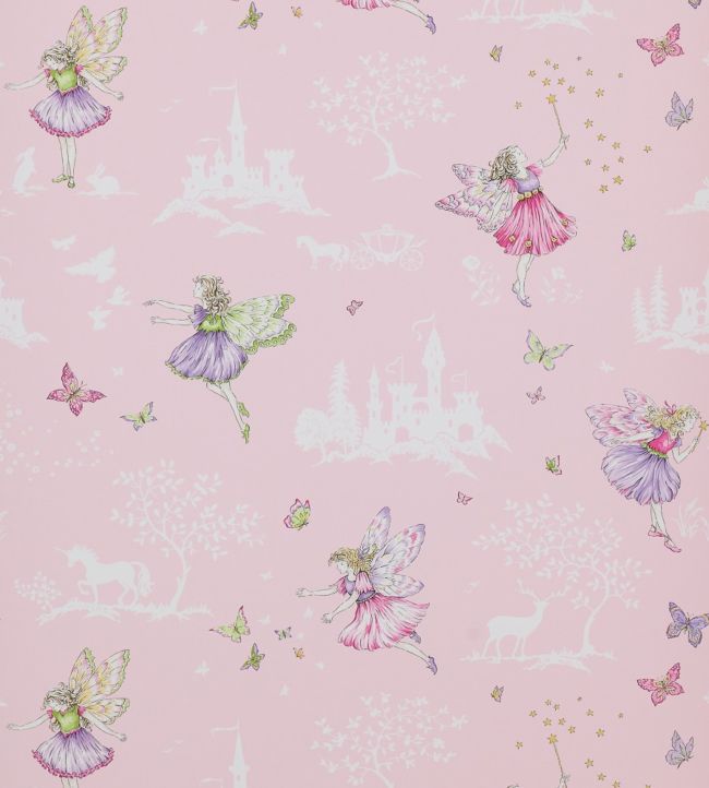 Fairyland Nursery Wallpaper - Pink