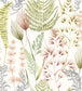 Summer Ferns Nursery Wallpaper - Pink