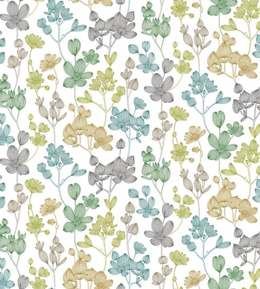 Kalina Nursery Wallpaper - Green