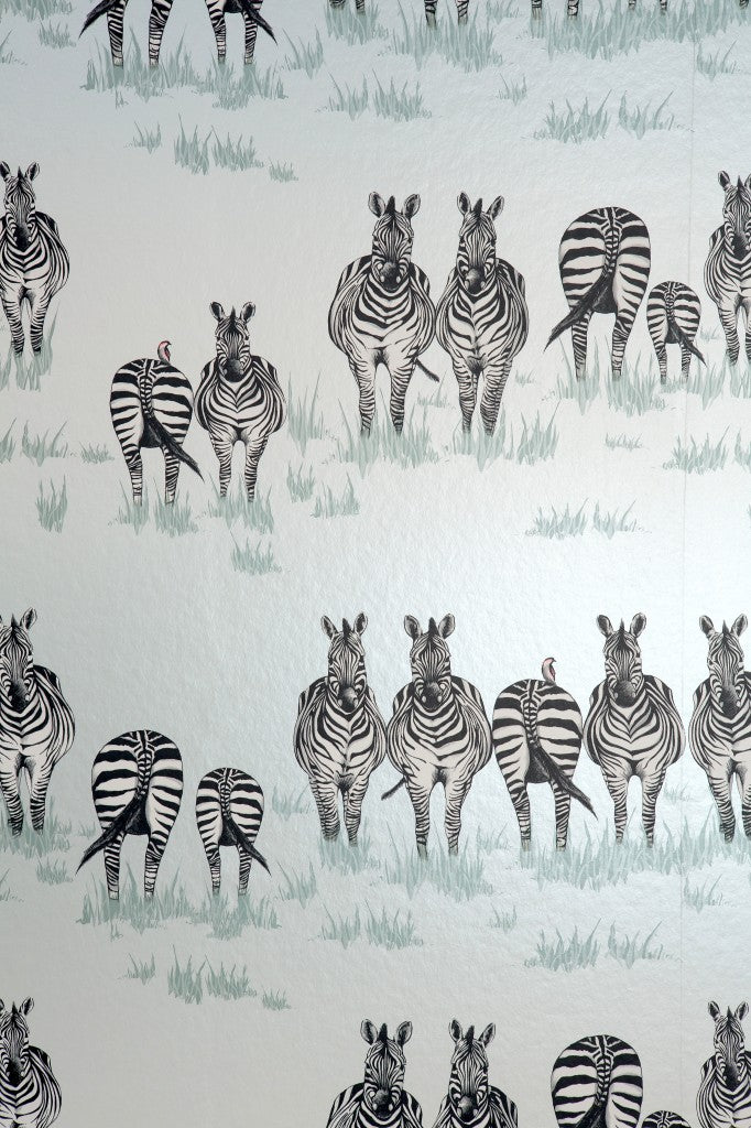 Dazzle Nursery Room Wallpaper 2 - Silver