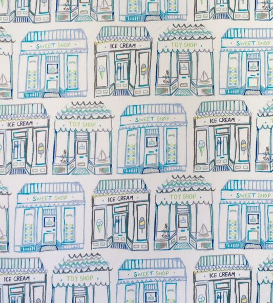 Kermesse Shops Nursery Fabric - Blue