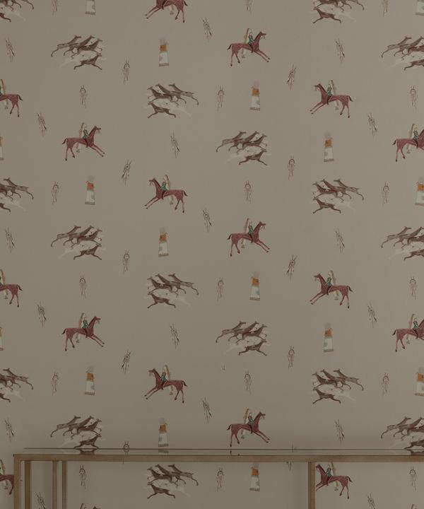 Apache Sienna Nursery Room Wallpaper 2 - Sand