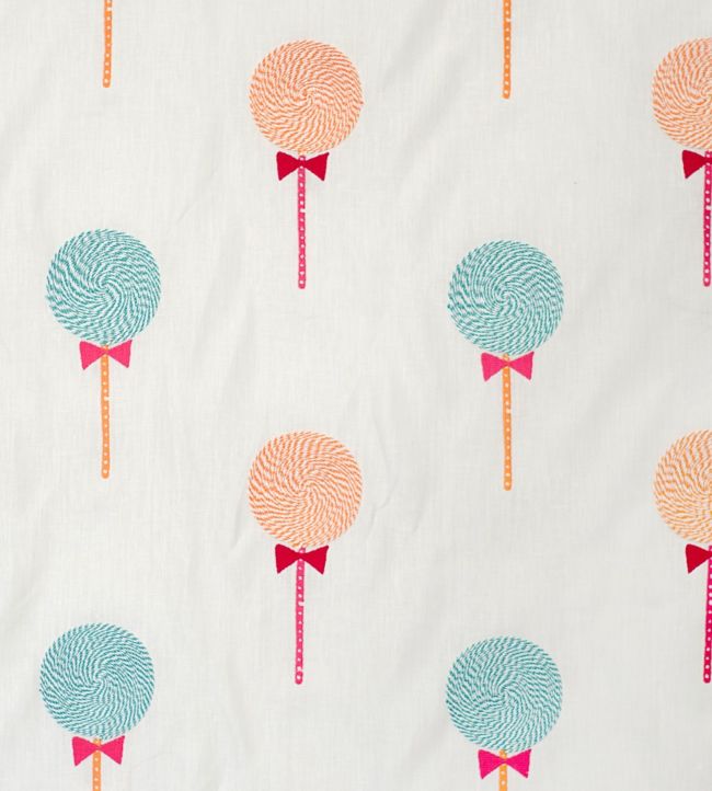 Lollipops Nursery Fabric - Teal