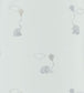 Elephants Nursery Wallpaper - Silver