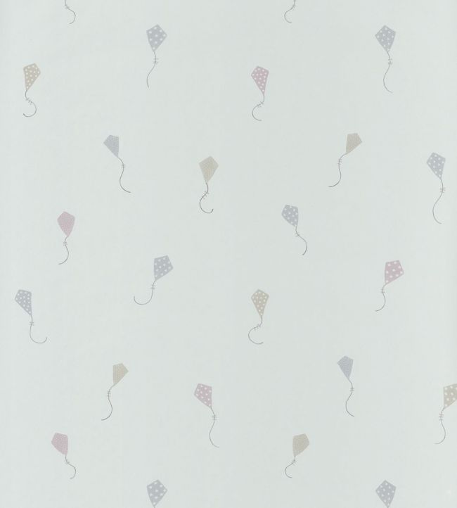 Cerfs Volants Nursery Wallpaper - Gray