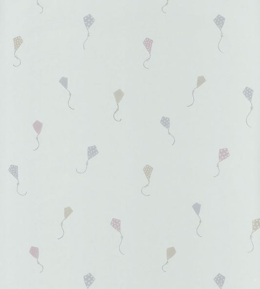 Cerfs Volants Nursery Wallpaper - Gray