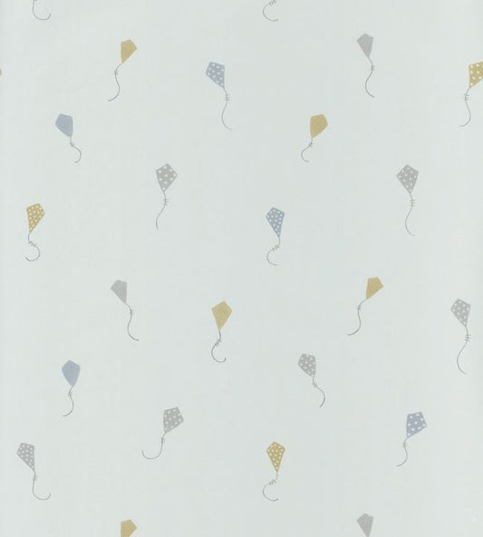 Cerfs Volants Nursery Wallpaper - Blue