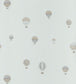 Montgolfiere Nursery Wallpaper - Gray