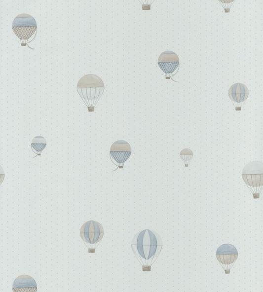 Montgolfiere Nursery Wallpaper - Silver