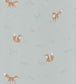 Renard Nursery Wallpaper - Silver