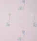 Elephants Nursery Fabric - Pink