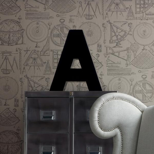 Newton Coffee Nursery Room Wallpaper - Brown