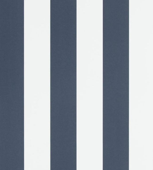 Spalding Stripe Nursery Wallpaper - Blue