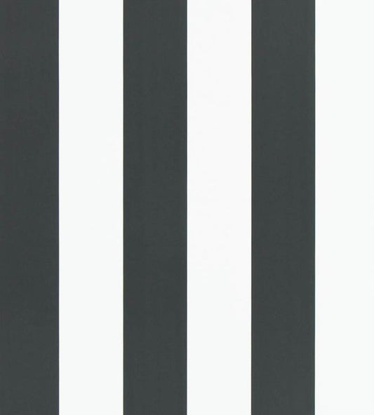 Spalding Stripe Nursery Wallpaper - Gray