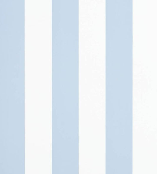 Spalding Stripe Nursery Wallpaper - Teal