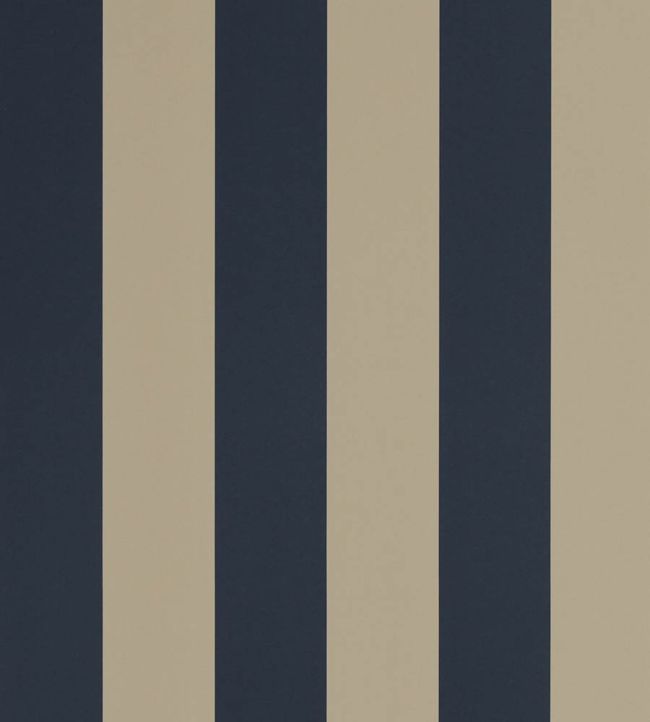 Spalding Stripe Nursery Wallpaper - Brown