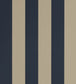 Spalding Stripe Nursery Wallpaper - Brown