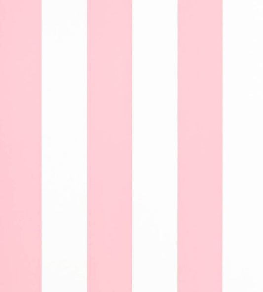 Spalding Stripe Nursery Wallpaper - Pink