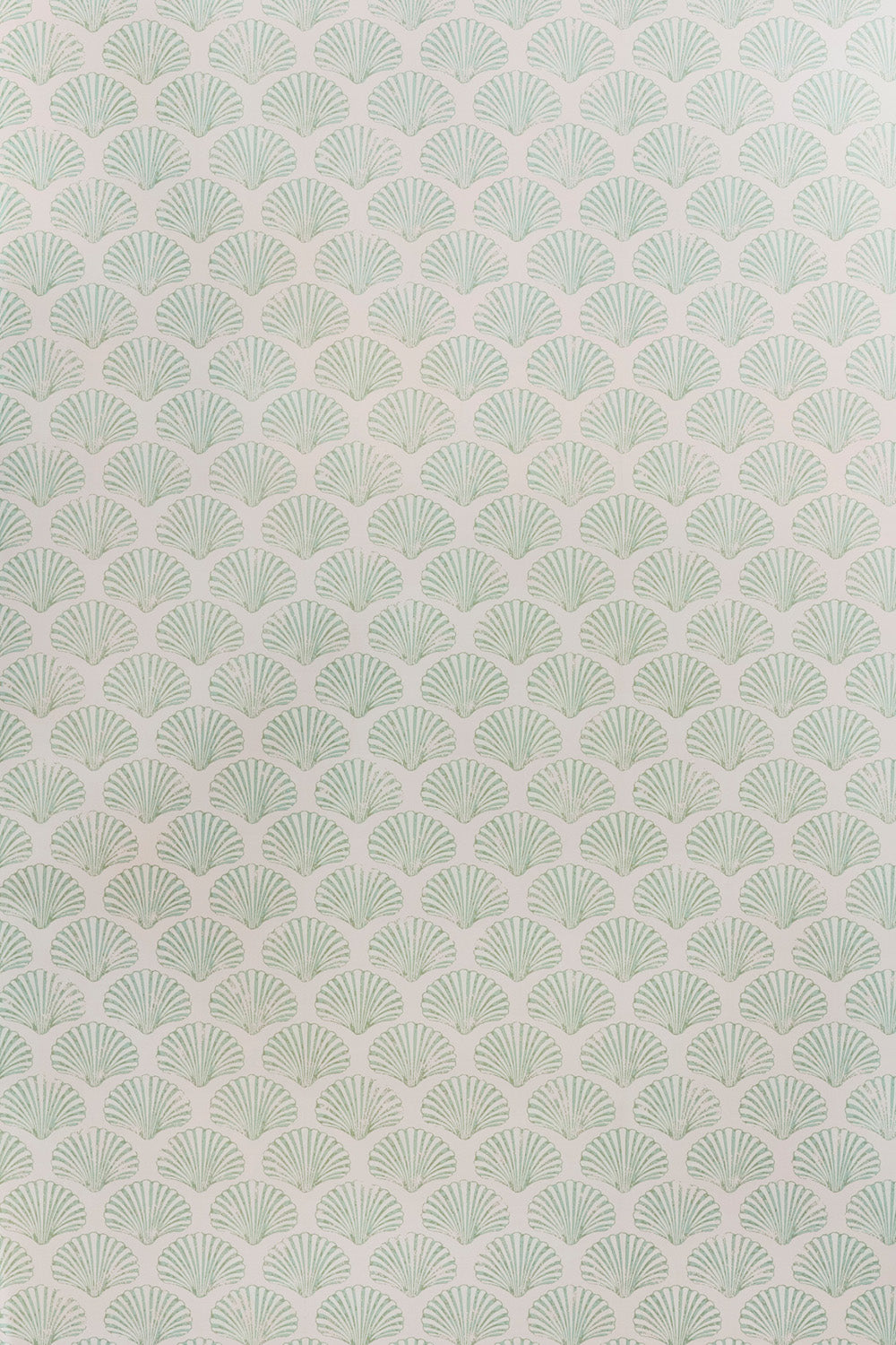Scallop Shell Nursery Wallpaper - Green