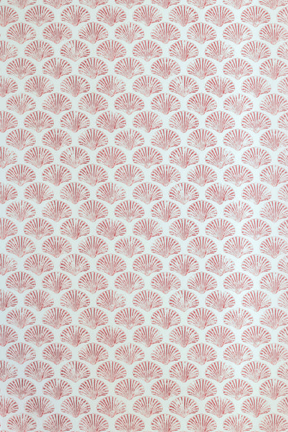 Scallop Shell Nursery Wallpaper - Pink