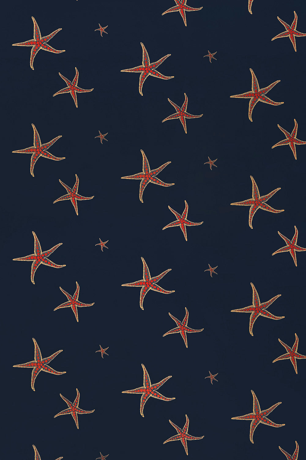 Starfish Nursery Wallpaper - Blue