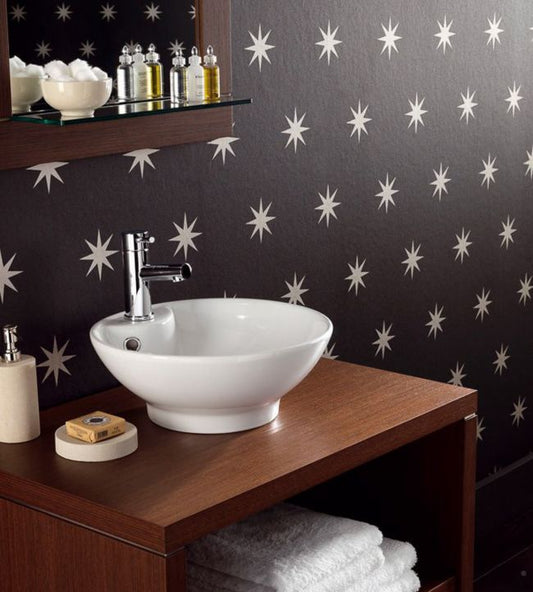 Coronata Nursery Room Wallpaper - Black