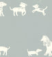 Fetch Nursery Wallpaper - Gray