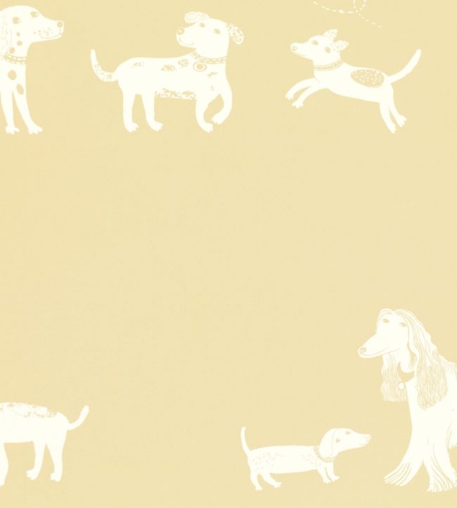 Fetch Nursery Wallpaper - Yellow