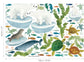Ocean Antics Wall Stickers Nursery Room Wallpaper - Multicolor