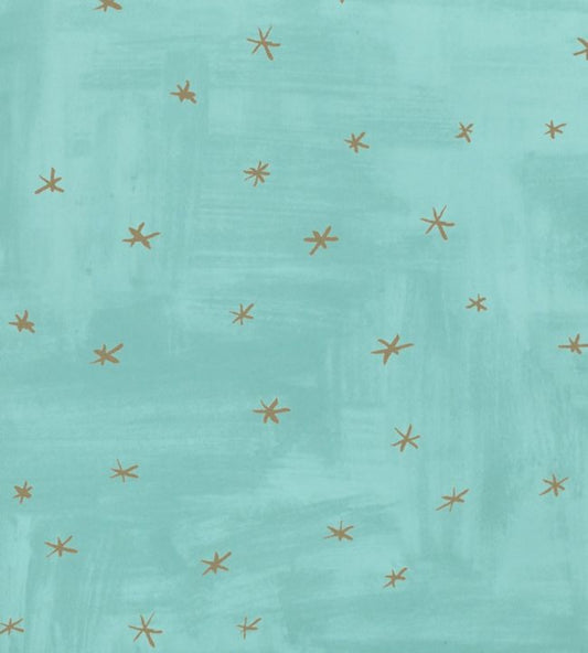 Twinkle Twinkle Nursery Wallpaper - Teal