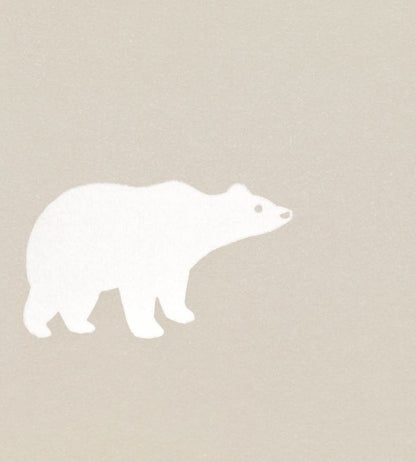 Arctic Bear Nursery Wallpaper - Cream
