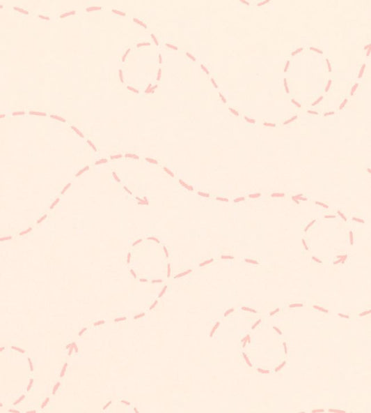 Buzzed Off Nursery Wallpaper - Pink