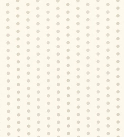 Dotty Nursery Wallpaper - Cream