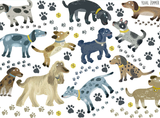 Walkies Wall Stickers Nursery Wallpaper - Multicolor