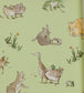 Quentins Menagerie Nursery Wallpaper - Green