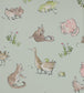Quentins Menagerie Nursery Wallpaper - Gray