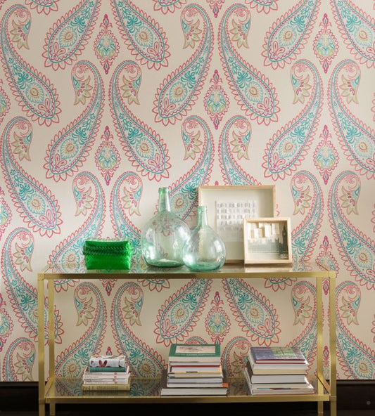 Nizam Nursery Room Wallpaper - Pink