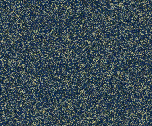 Champagne Dots Wallpaper - Blue - Rifle