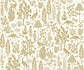 Menagerie Toile Wallpaper - Sand - Rifle