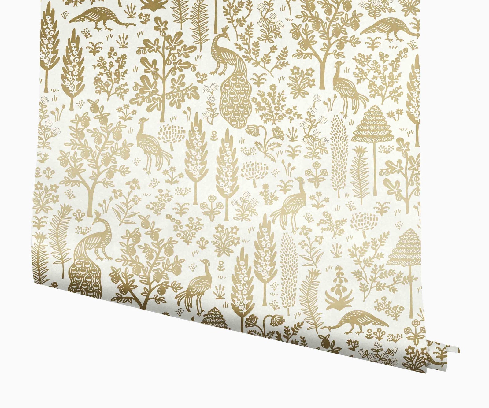Menagerie Toile Wallpaper - Sand - Rifle