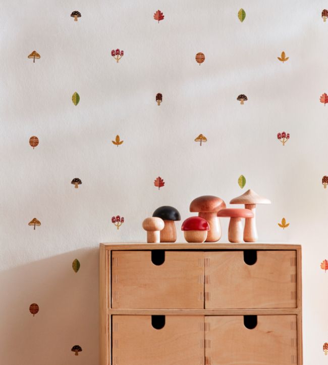 Forest Spot Nursery Room Wallpaper 2 - Multicolor