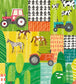 Down On The Farm Nursery Wallpaper - Green