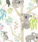 Kooka Koala Nursery Wallpaper - Gray